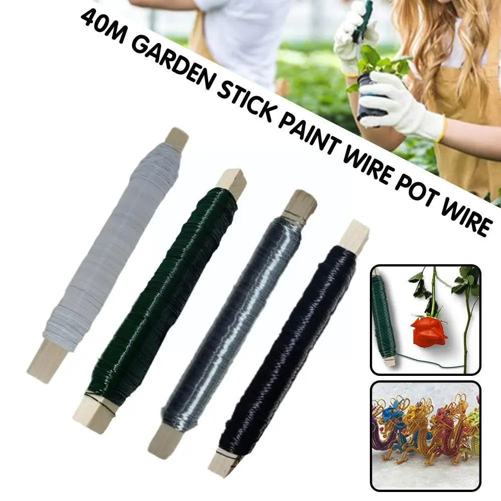 

Binding Wire For Floristry Flower Arranging Length Wire Stem Accessoies For Wedding Home Decoration Gardening Tools Plant C I3g9