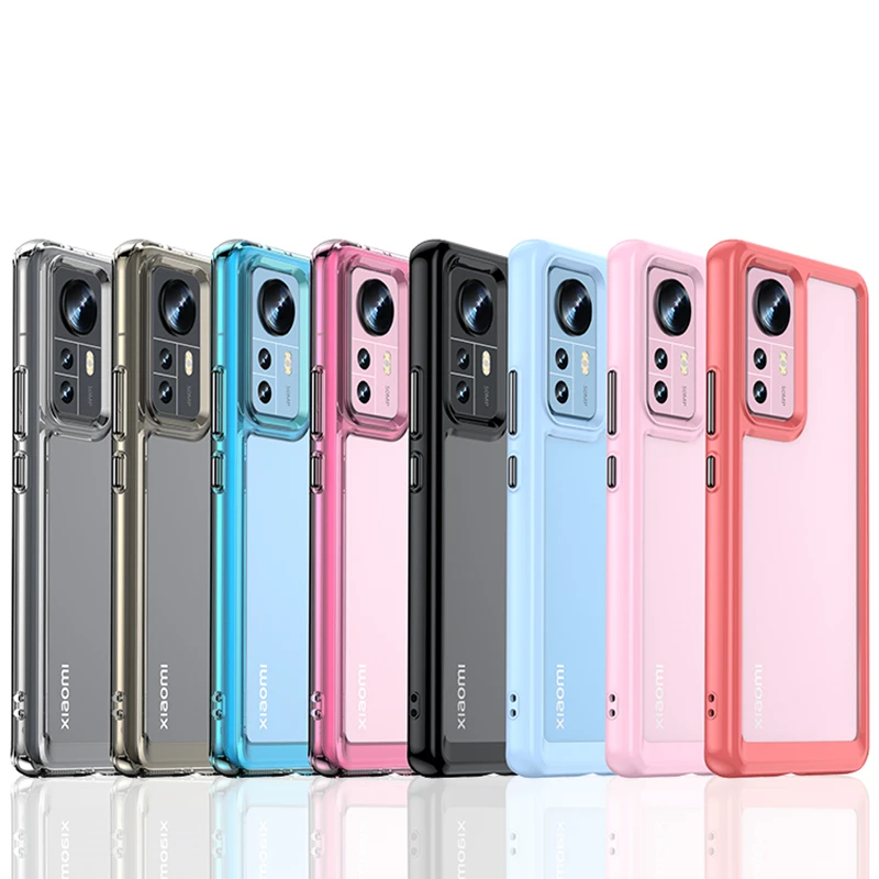 

Чехол для Xiaomi 12 Pro Xiaomi 11i 11X 12X 12 Pro, ударопрочный жесткий защитный чехол из ТПУ Для Xiaomi 12 Pro