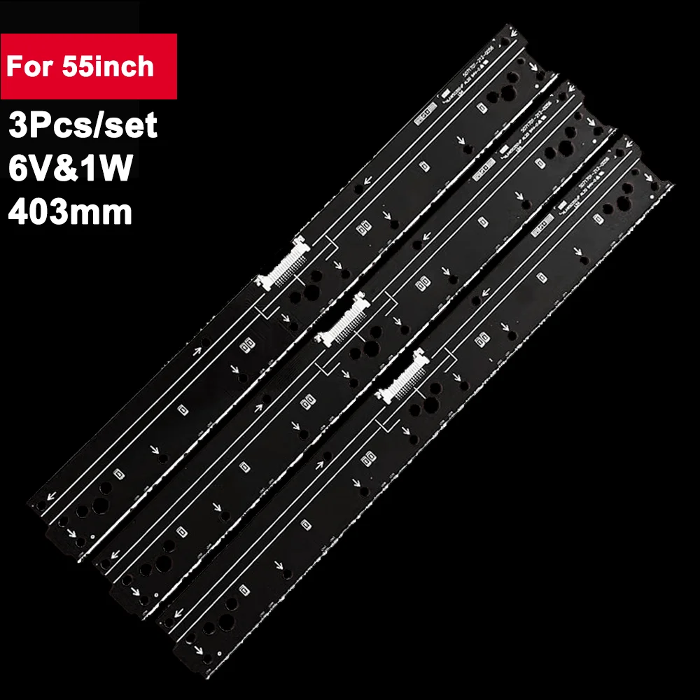 

403mm 3pcs TV Backlight Strips For SONY 55INCH XBR-55X900C KD-55X9000C 55X9005C NLAW50350 5071701-212-0056