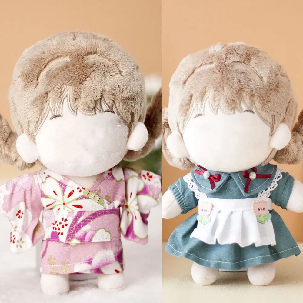 

High Quality Cotton Stuffed Dolls Clothes Suit Toys Accessories Mini Clothes Shorts Hoodies 20cm Doll Clothes