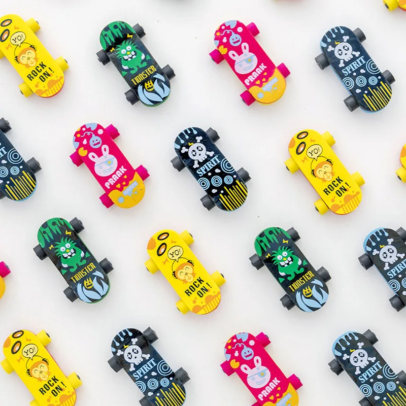 

12 шт. необычный мультяшный скутер, милый карандаш, стирательная канцелярия, школьные принадлежности