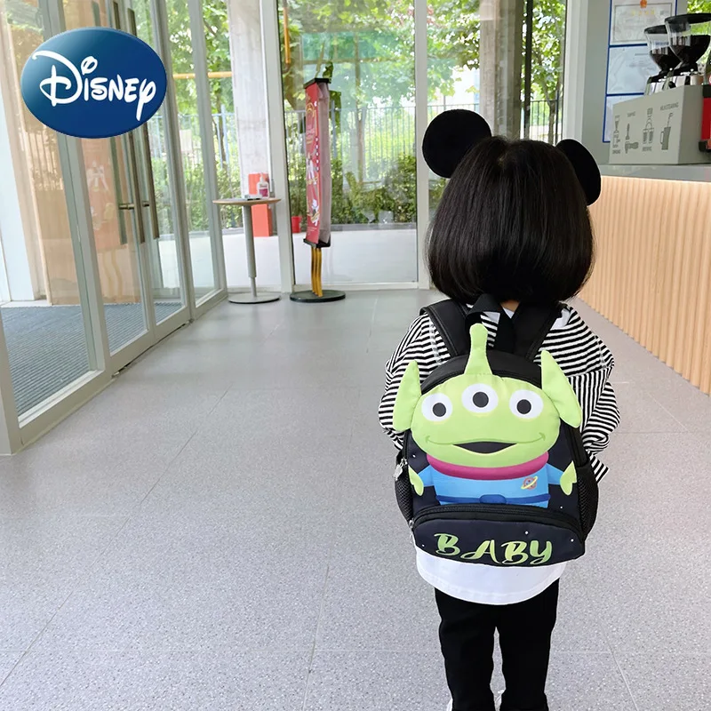 Disney's New Cartoon Children's Backpack Cute Animal Baby Casual Lightweight Small Backpack Kindergarten School Bag