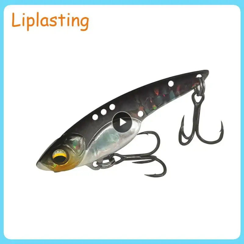 

Hard Baits Fishing Tackle 5g Vib Spoonbait Sharp Spoon Fishing Lures Fishing Accessories Spoon Lures Treble Hooks Metal Bionic