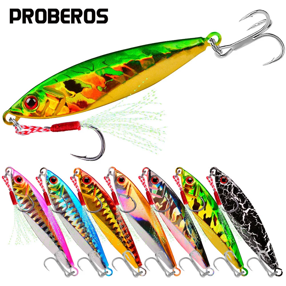 3. Señuelo De Metal 14g 21g 30g Se Uelos De Pesca simulador cebo De Pesca con anzuelo triple Spinnerbait Envío Directo señuelo De Pesca De plomo