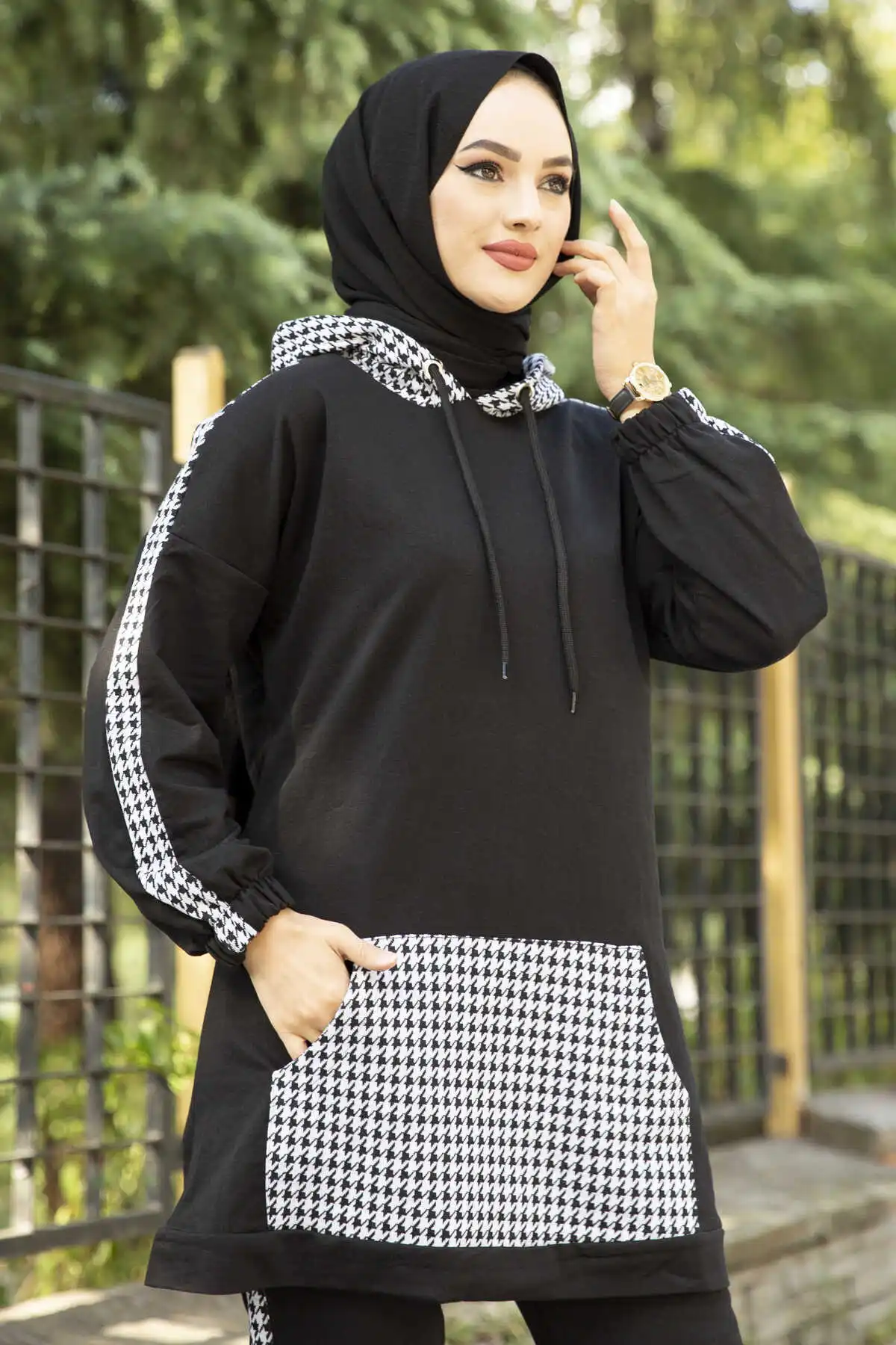 MDI Crowbar Detaylı долго костюм-черный