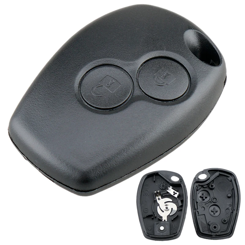 

2 кнопки автомобильный брелок для ключей чехол Чехол для Espace/Sandero/Kangoo/Renault Megane Modus Laguna Duster Logan DACIA Fluence