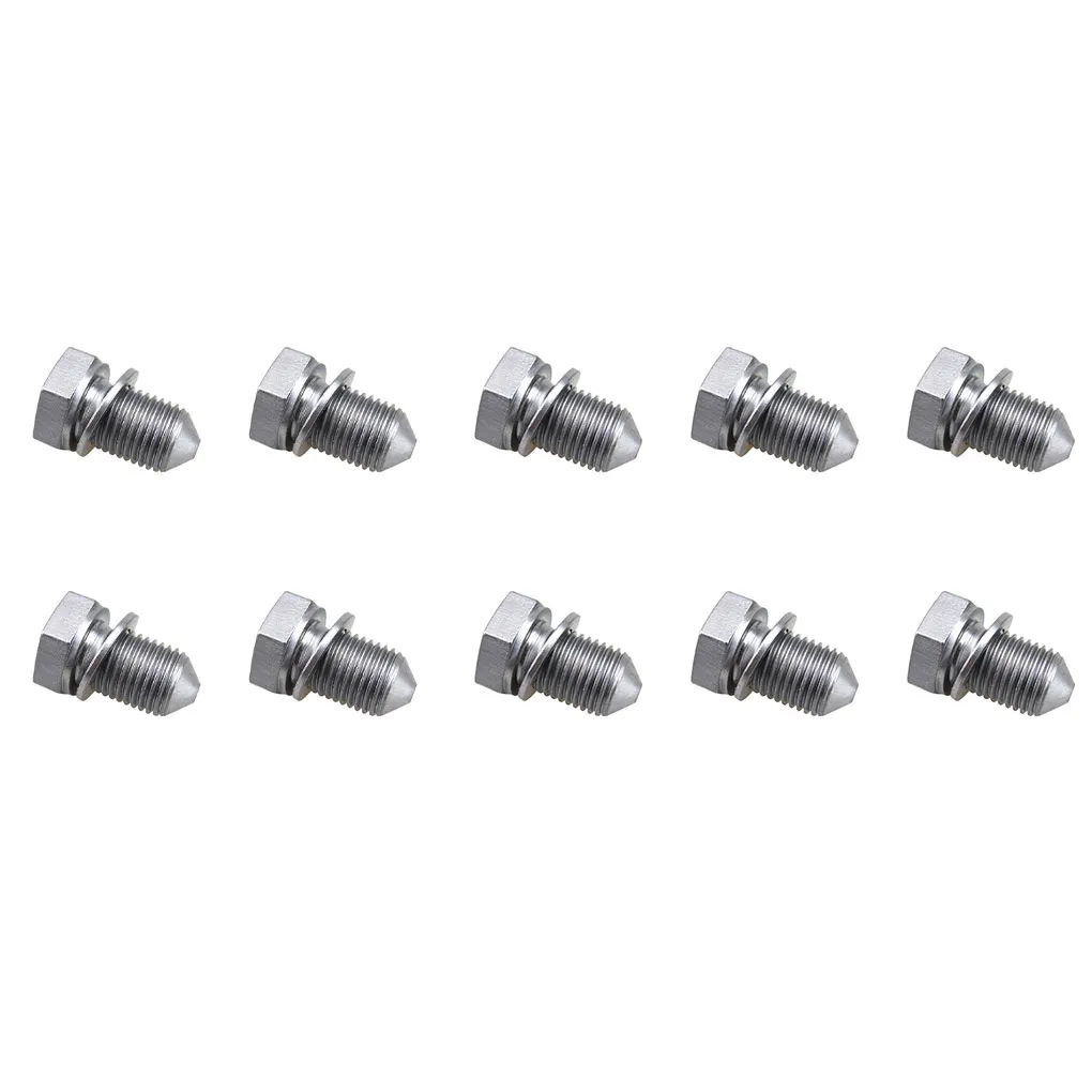 

10 Pieces/Set Engine Oil Pan Screws Drain Bolts Automobile Upgrade