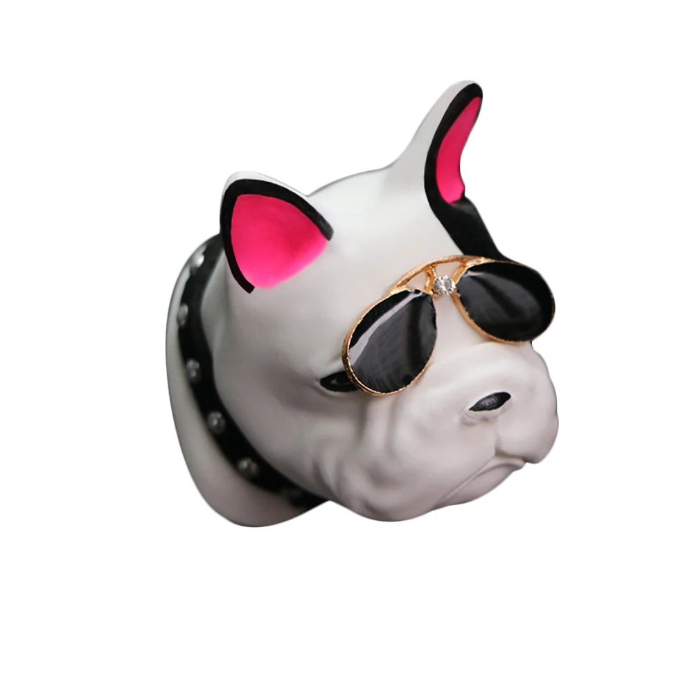 

2PCS Car Outlet Dog Perfume Clip Dog Head Air Freshener Perfume Clip Fragrance Smell Diffuser Automobiles Vents Scent Perfume