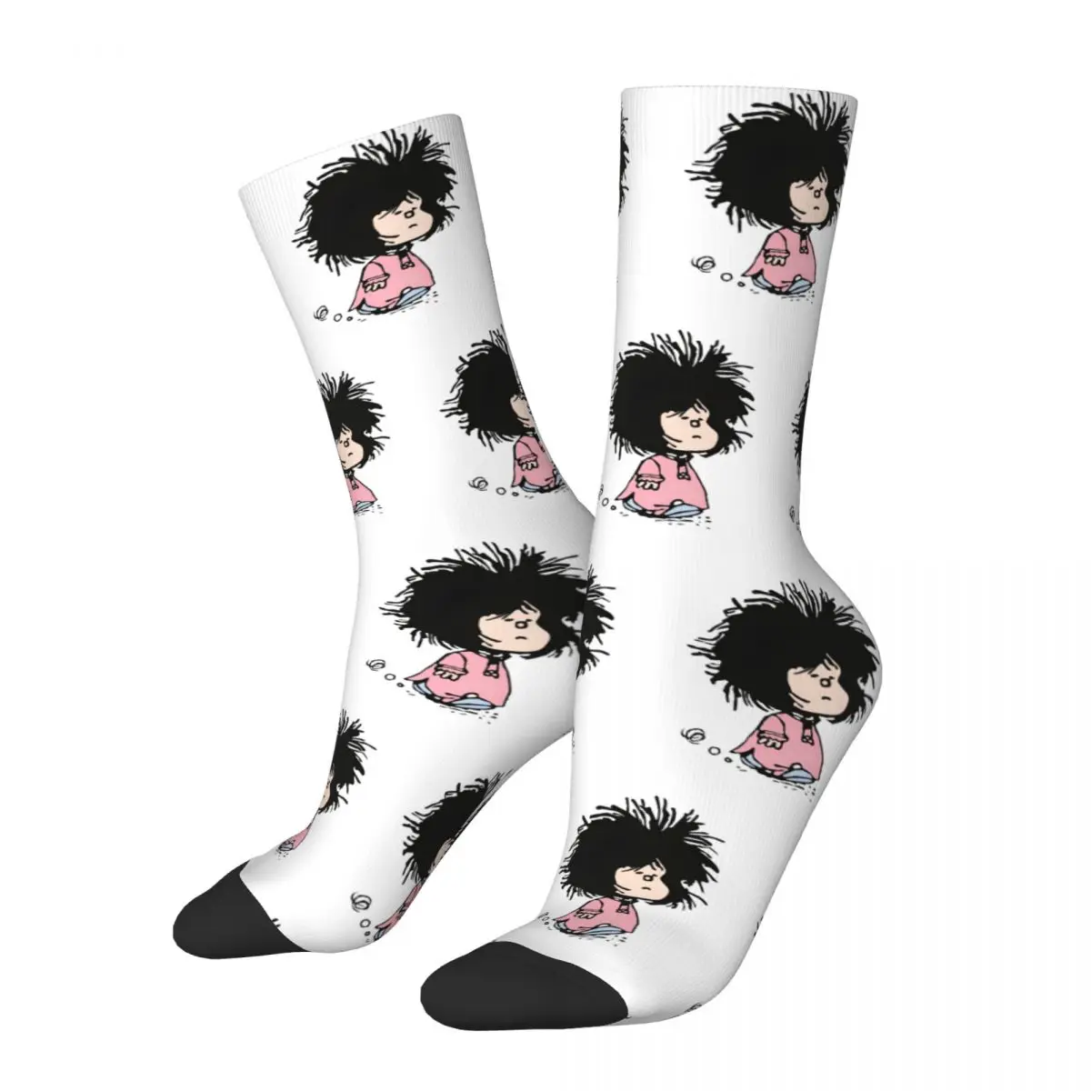Чулки Mafalda Quino Comics дизайнерские модные носки осенние противоскользящие мужские