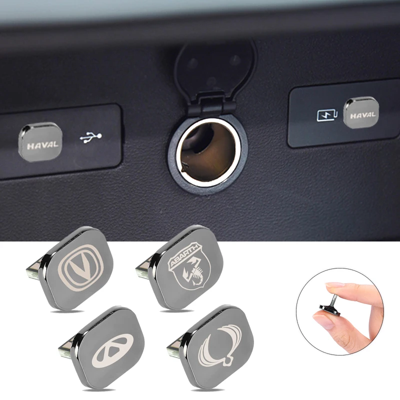 

32g Car Usb Flash Drive Stick Metal Flash Memory for Peugeot 206 208 308 307 207 3008 2008 407 508 408 Rifter 2021 Accessories