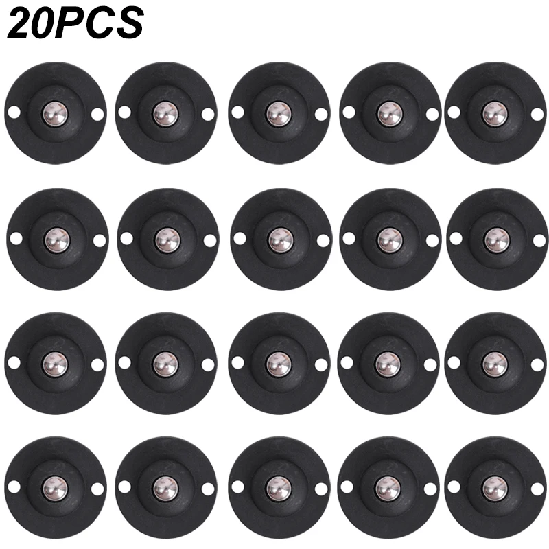 

20/1 шт., универсальное колесо из нержавеющей стали, самоклеящиеся ролики, поворотные колеса, вращающийся на 360 градусов шкив для мебельного мусорного бака