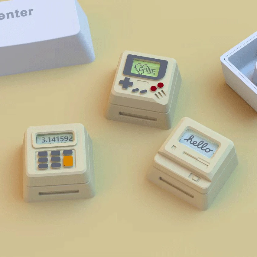 Новинка колпачки для клавиатуры K-04 3 в 1 механических классических Ретро милых