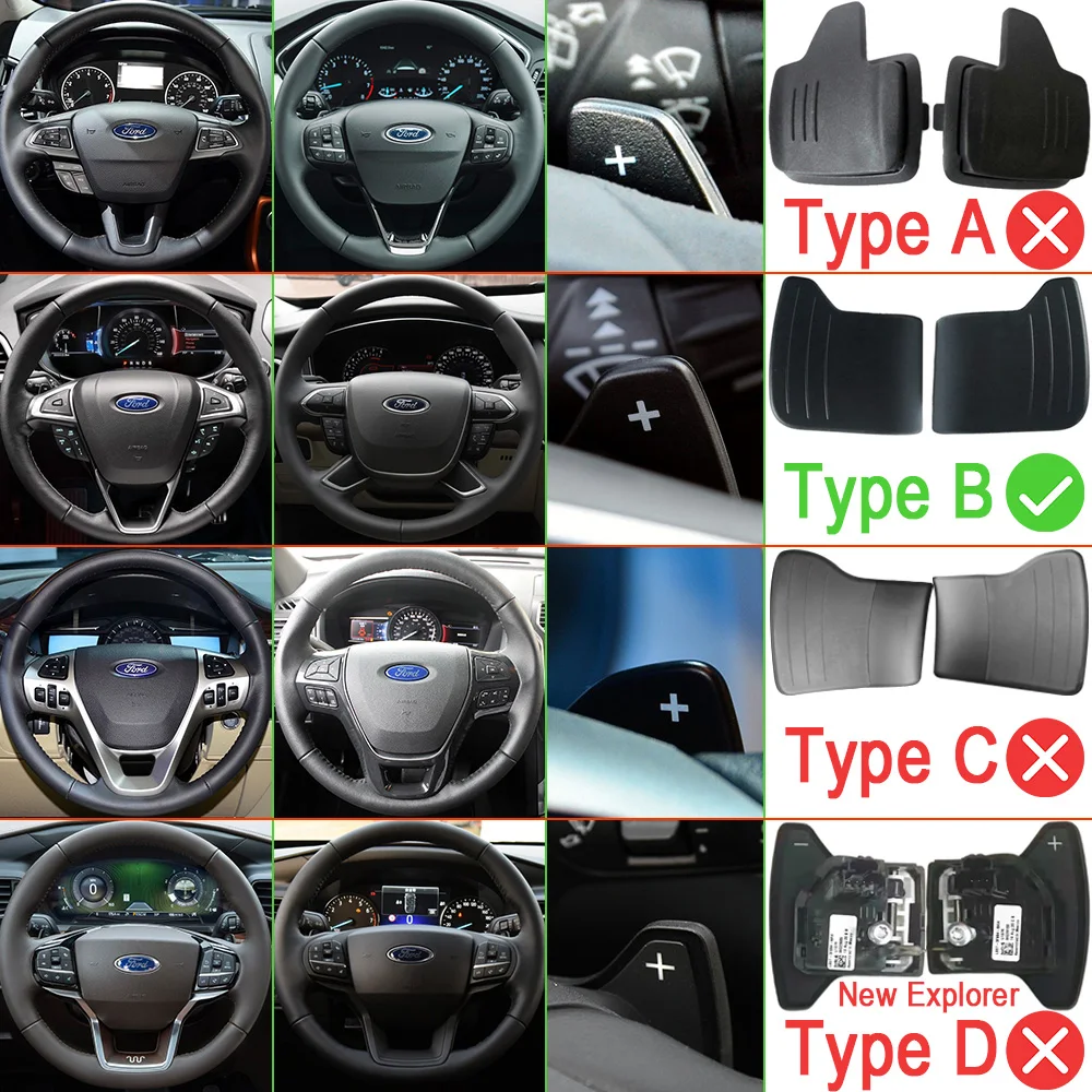 Для Ford Mondeo MK5 Wagon Taurus S-MAX Galaxy Edge Sport Fusion автомобильные удлинители рулевого колеса