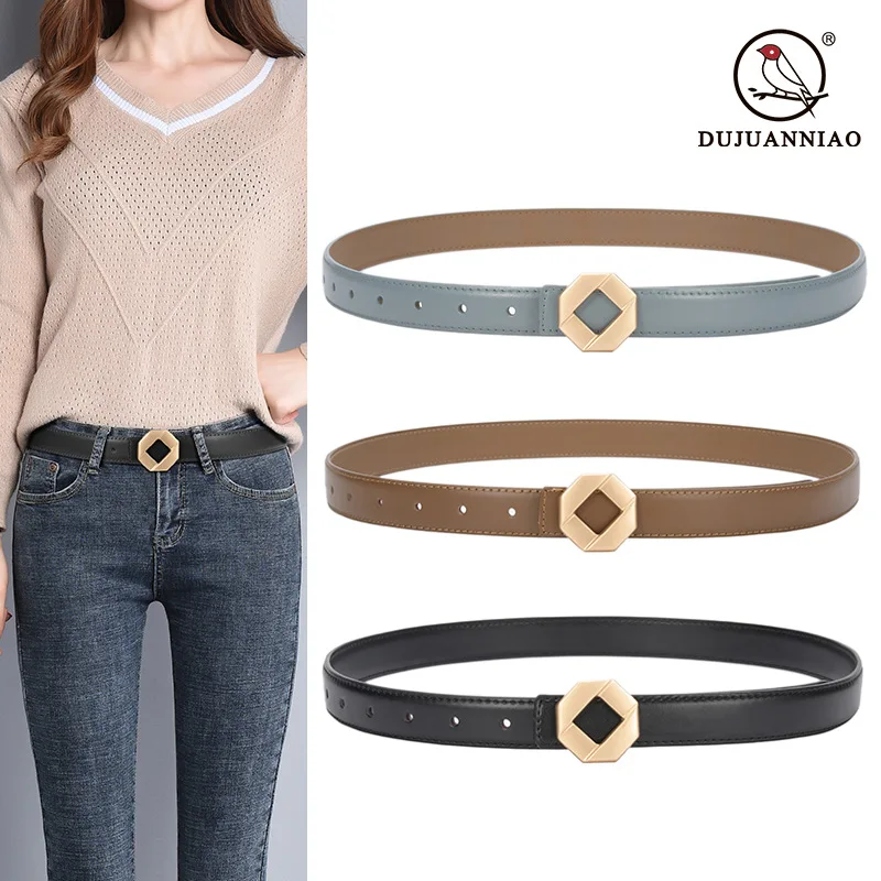 The new lady belt leather belt female fashion leisure cowboy belts