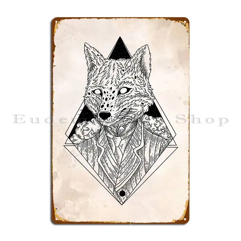 

Mr Fox металлический знак Ретро клубный кинотеатр печать создание жестяной знак постер