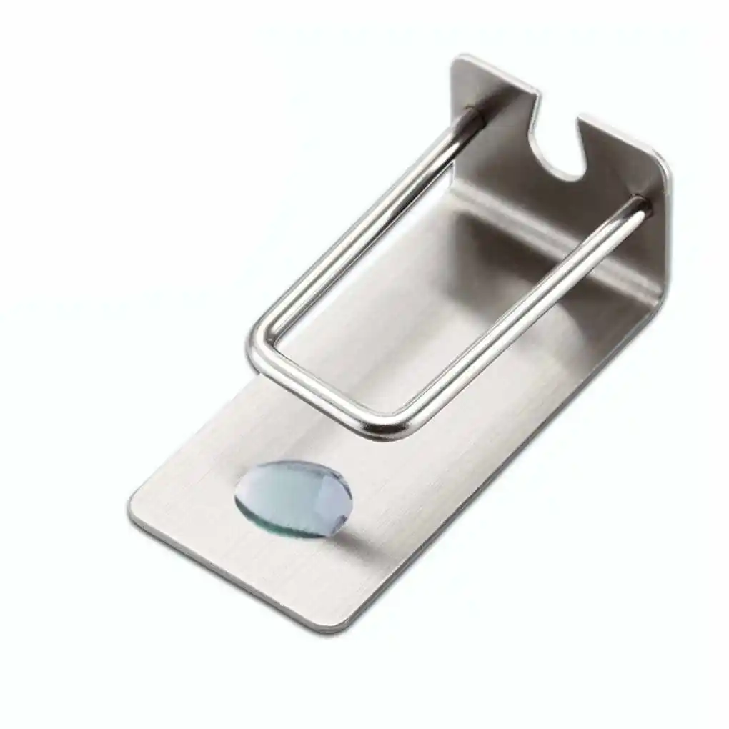 

1 pcs Stainless Steel Toothbrush Gargle Cup Holder Self-adhesive Storage Rack Tooth Brush Organizer Bathroom Holder