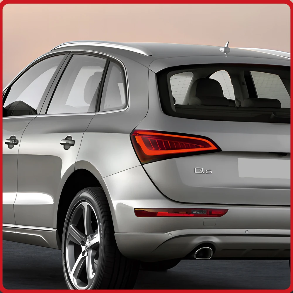 Фото Для Audi Q5 8R 2008-2018: Обновленные задние фонари в сборе, светодиодные автомобильные аксессуары, Plug and Play, динамические указатели поворота, стиль OEM №5