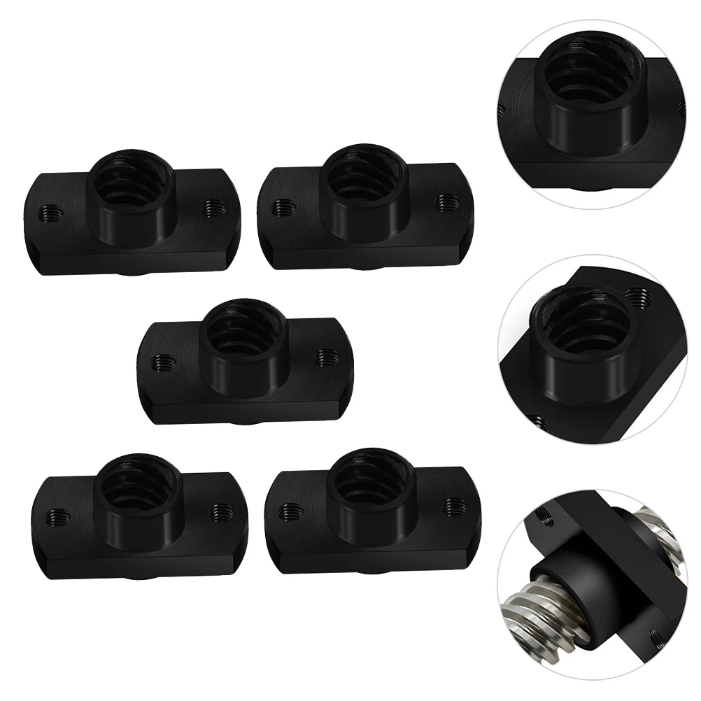 

5 Pcs ‎T8 POM Nut Leadscrew Nut Replacement Elimination Gaps Nut Stainless Steel 3d Accessories