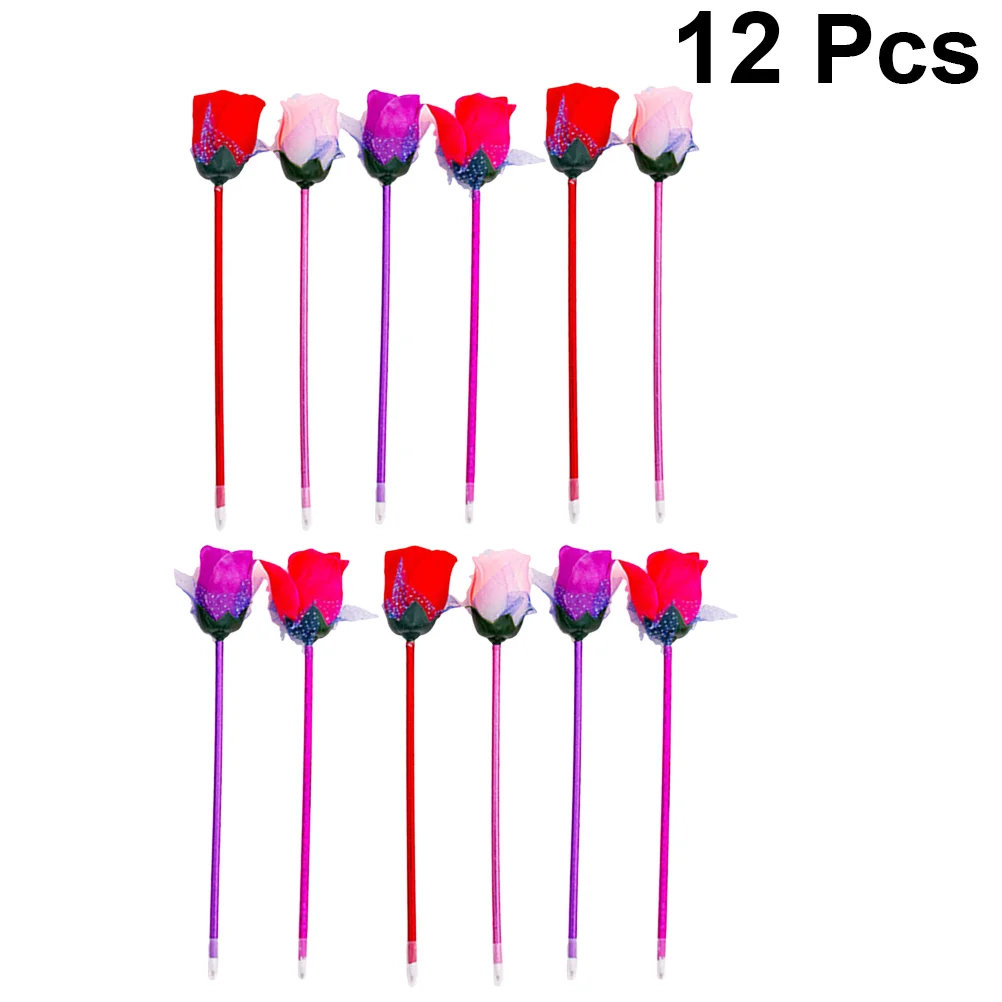 

Pens Rose Shaped Practical Lovely Ballpoint Pens Signing Pens for Children
