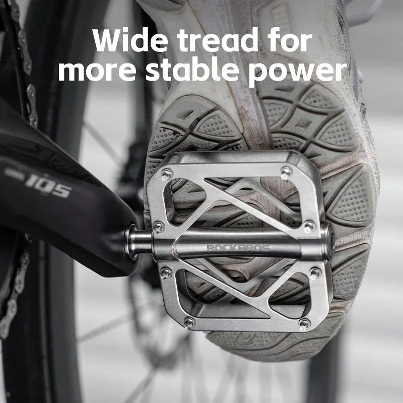 Велосипедные педали ROCKBROS велосипед из титанового сплава сверхлегкие