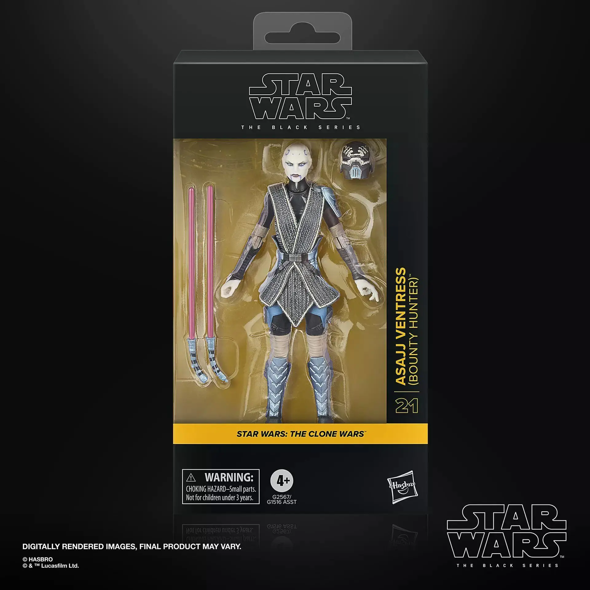 STAR WARS The Black Series Асажж Вентресс (Охотница за головами), коллекционная фигурка премиум-класса из серии «Клон-войны», 6 дюймов, подарок (art.: 3920d99c8a111) - 3920d99c8a111