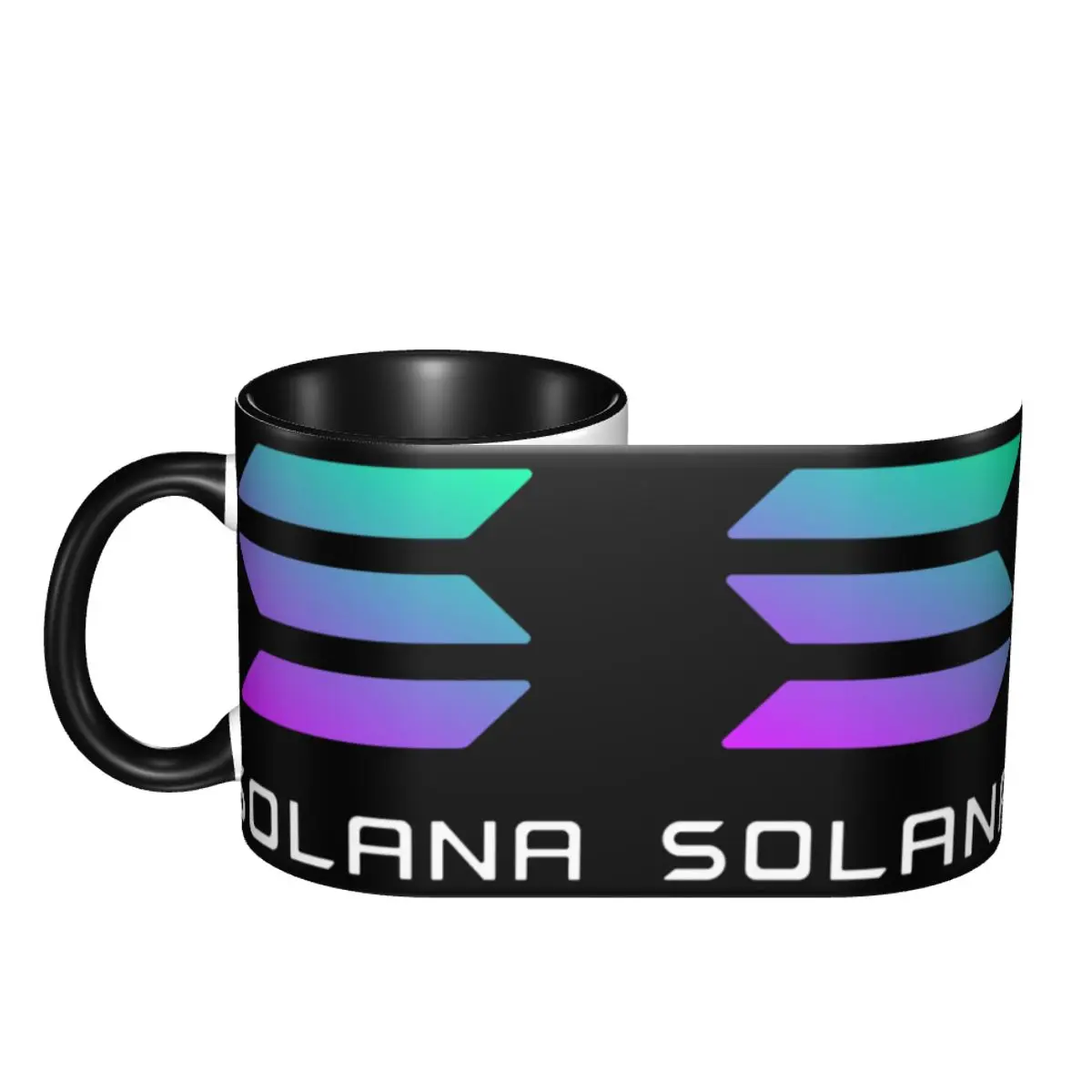 

Solana SOL Casual Graphic Cups Mugs Print Mugs Ethereum Geeky tea cups