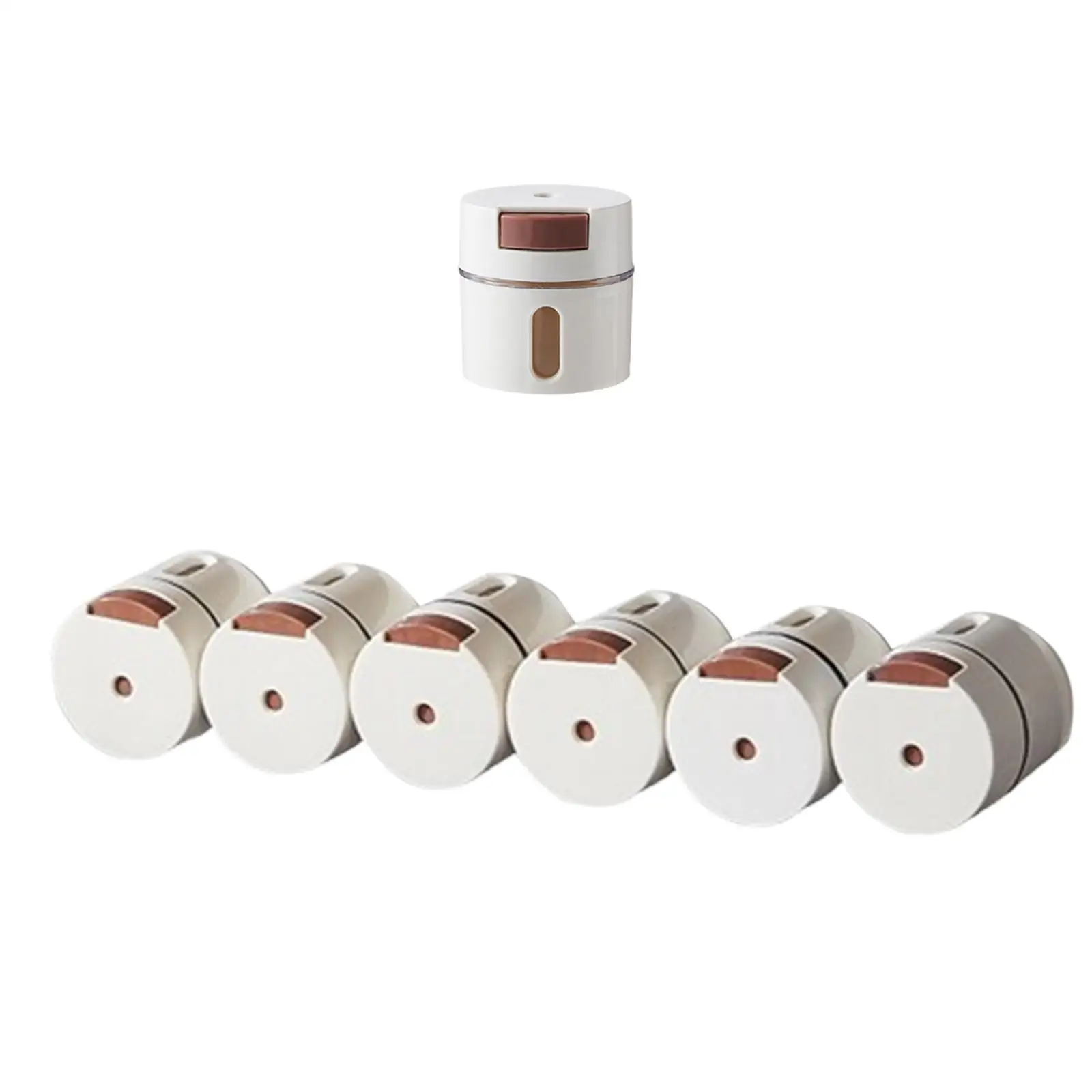 Magnetic Spice Jar Portable Salt and Pepper Shaker Seasoning Storage Container for Chili Sugar Food Hotel Ginger