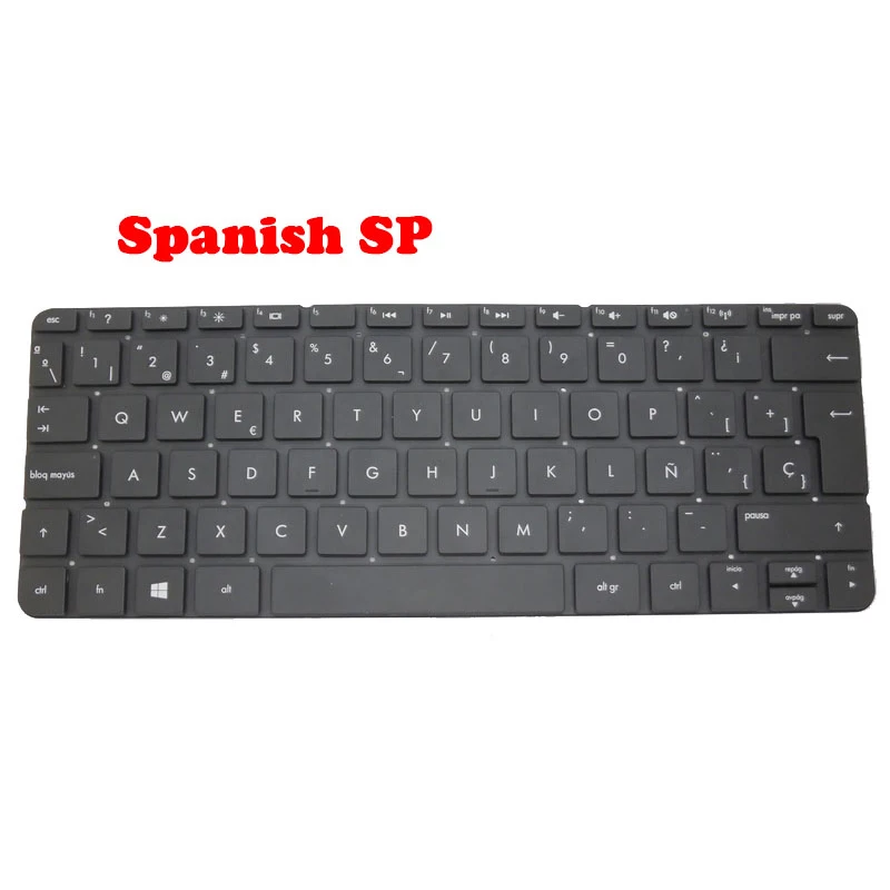 Клавиатура для HP For ENVY X2 11-G000 694497-031 UK/BR Brazil/FR French/IT Italy/SP Spanish без Черной Рамки