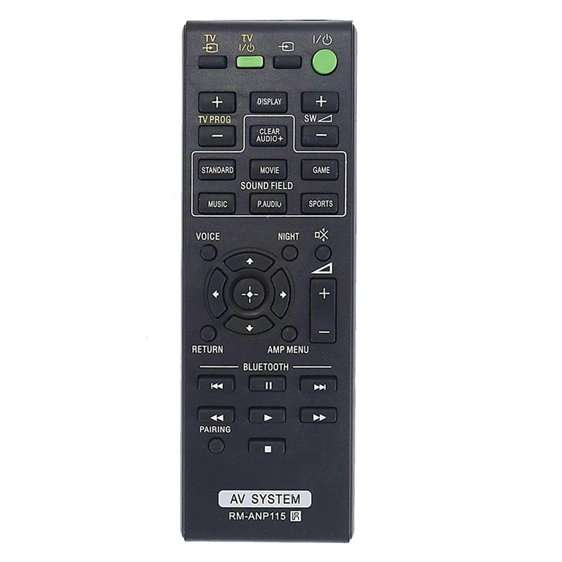 

RM-ANP115 Remote Control Replaced Spare Parts For Sony Sound Bar HT-CT770 HTCT770 HT-CT370 HTCT370