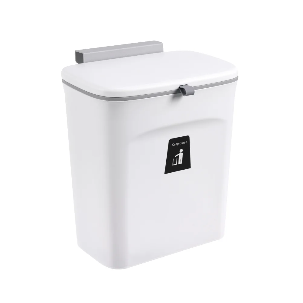 

Trash Can Bin Kitchen Garbage Waste Hanging Bathroom Containerlidbucket Compost Sink Storage Basket Boxcabinet Wall Mountable