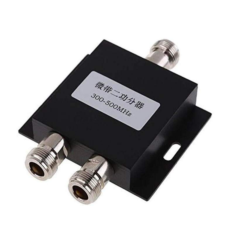 

New 2 Way N Power Splitter Microstrip 300mhz~500MHz N female power divider signal cable VHF UHF splitter Fast shipping