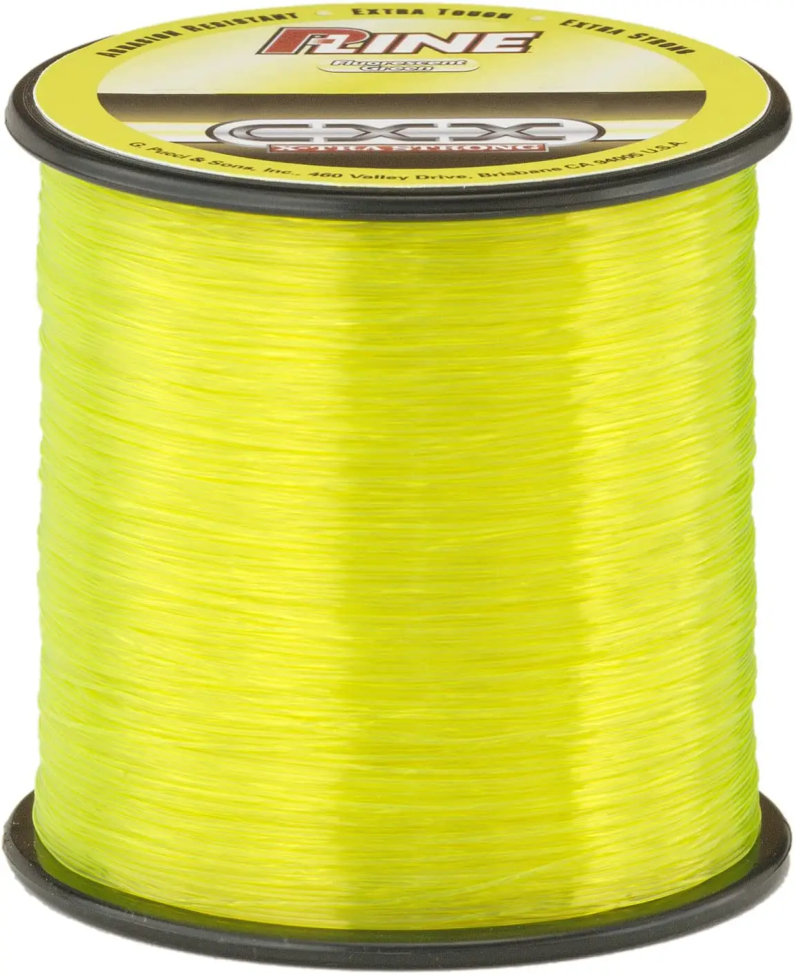 

Carretel de pesca forte CXX-Xtra tamanho 1/4, verde fluorescente