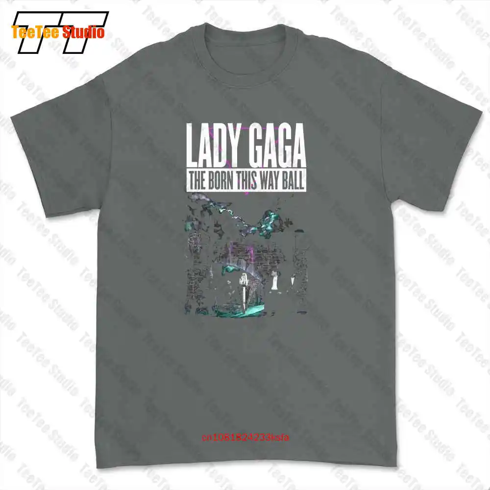 Поп-музыкальная футболка Lady Gaga Castle Tour 2013 The Born This Way Ball c0tee SQ