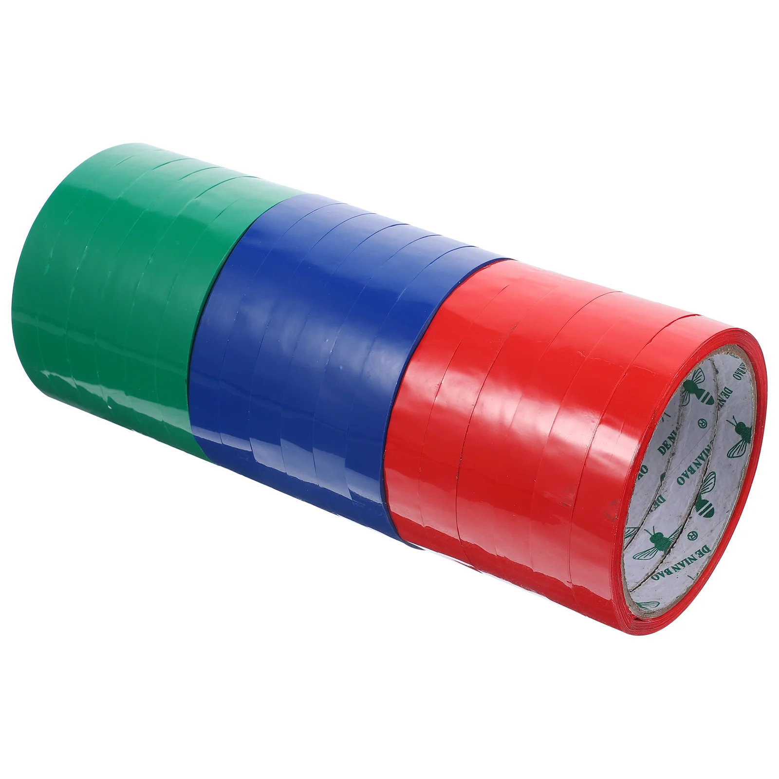 

18 Bag Sealing Tape Round Shaped Poly Bag Sealing Tape 12mm for Supermarket Bag Sealing Machine ( Assorted Color )