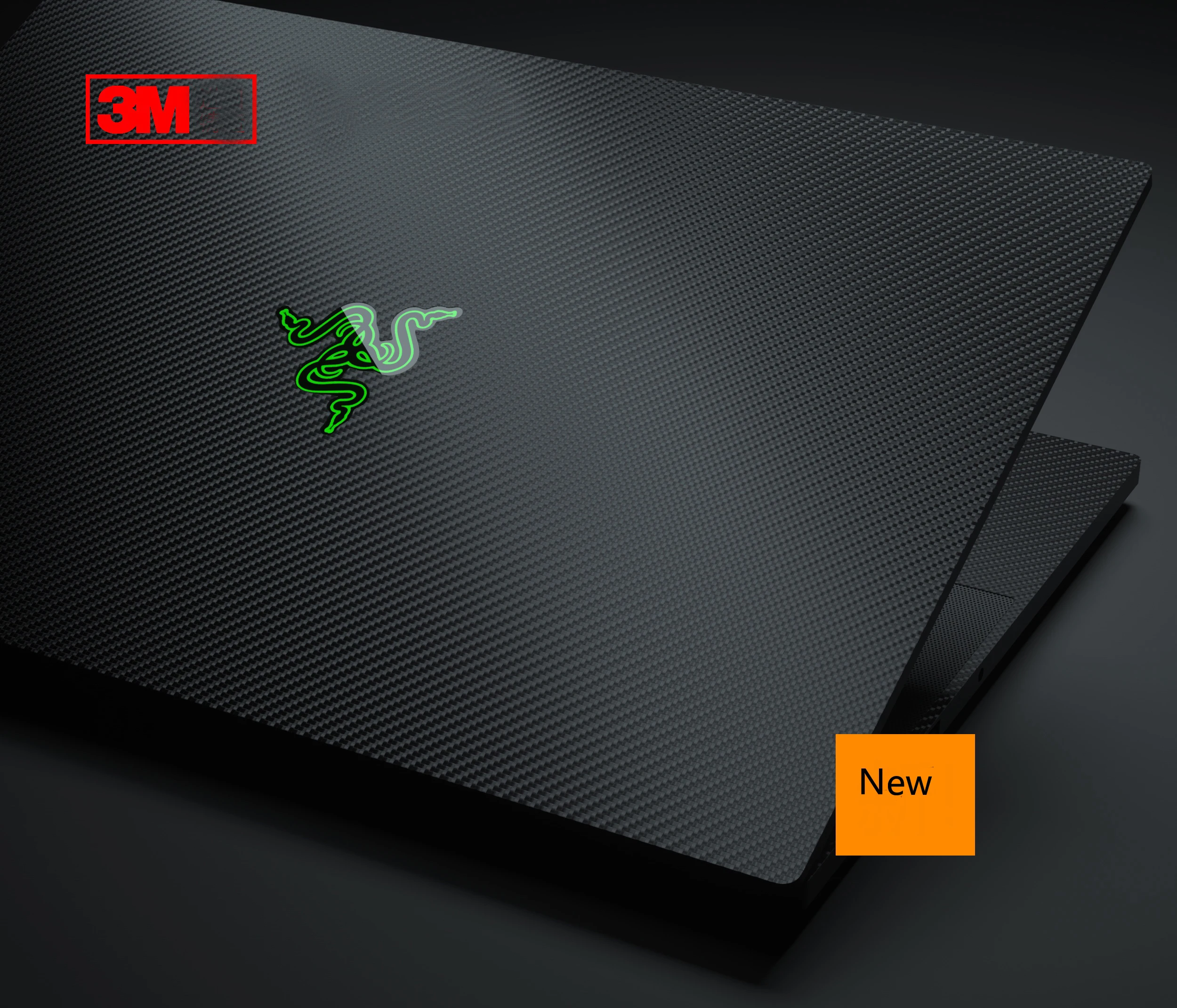 Наклейка из углеродного волокна для ноутбука защитная наклейка пленка Razer Book 13 2020