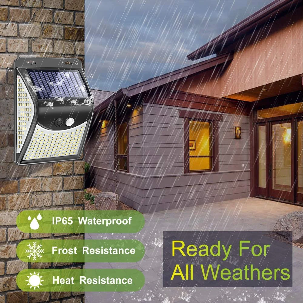 Goodland 222 Outdoor Solar Lights LED Solar Lamp With Motion Sensor Waterproof Energy Sunlight For Garden Decoration Outdoor images - 5
