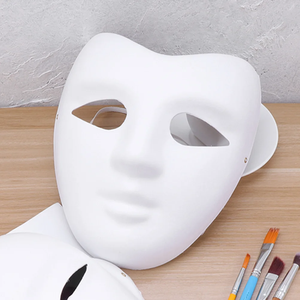 5 шт. маскарадная маска белые принадлежности DIY лицо аксессуары для косплея