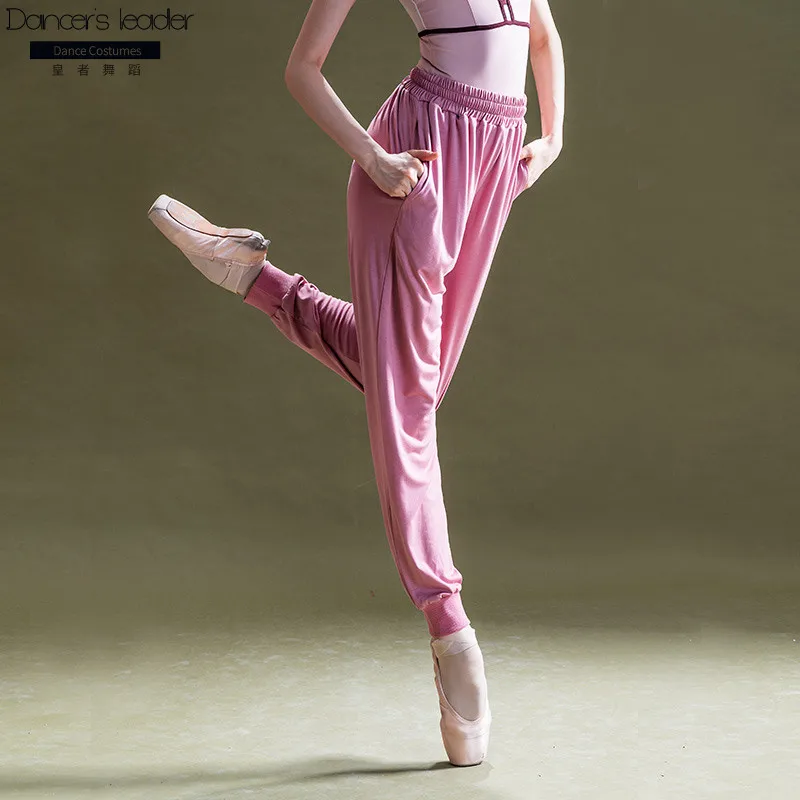 

Ballet Dance Pants Female Modern Dance Clothes Radish Pants Body Adult Loose Chinese Dance Sports Foot Pants