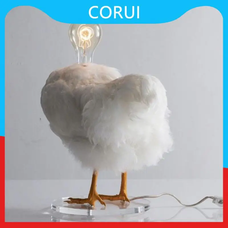 

Household Easter Home Decor Hens Lay Eggs Simulated Animal Chicken Lamp Party Carnival Taxidermy Home Decoration Creative Funny