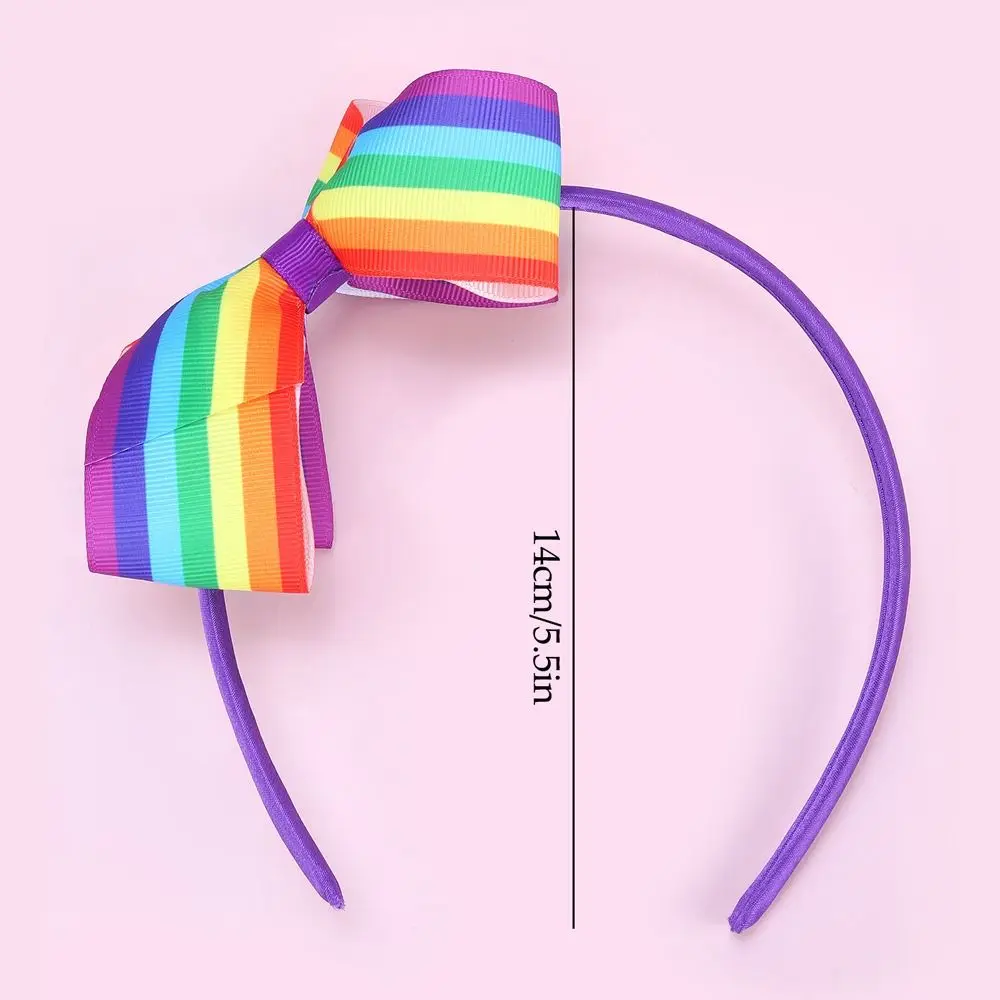 Заколки для волос Эластичные радужные заколки Не вреда Джамбо Большие