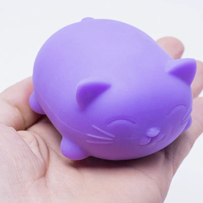 

Cat Antistress Ball Squeeze Toys Soft Sticky Stress Relief Funny Squeeze Animal Toys Gifts for Party Favors Home Accessories