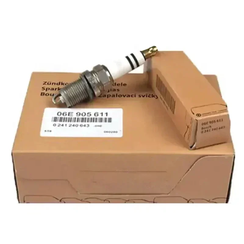 

4/6 шт. 06E905611 0241240643 Иридиевая свеча зажигания для Audi A4 S4 A6 S6 A7 A8 R8 S8 Quattro 06E 905 611 двигатель автомобиля