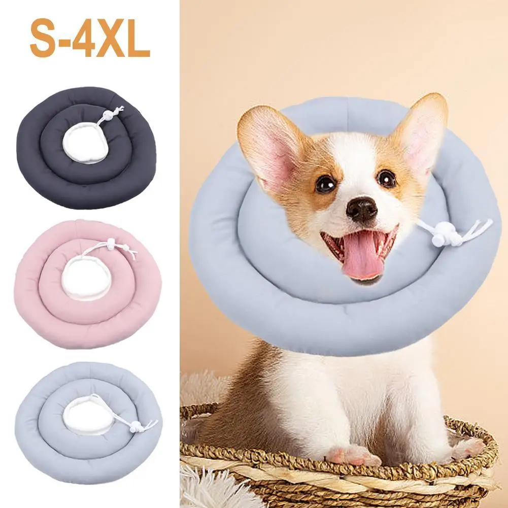 

Soft Dog Cone Alternative After Surgery Comfortable Dog Recovery Collars Cones For Small Dogs Adjustable Dog Neck Cone