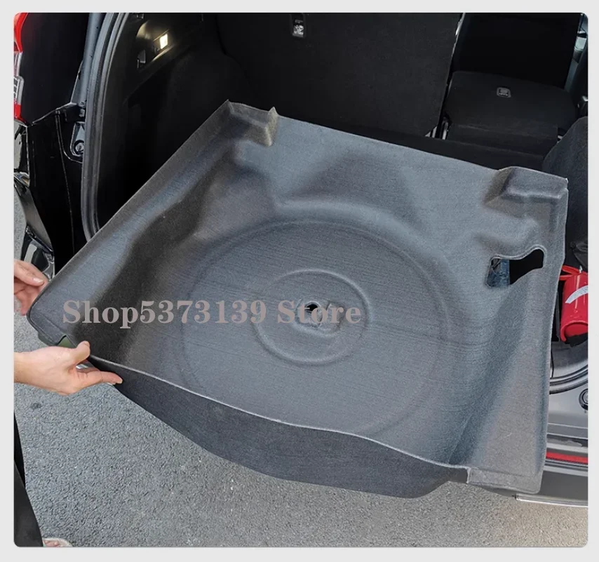 

Для Honda CRV 2023, коробка для запасного колеса, звукоизоляция, хлопковый багажник, теплоизоляция, пена, пламя, шумоподавление Y