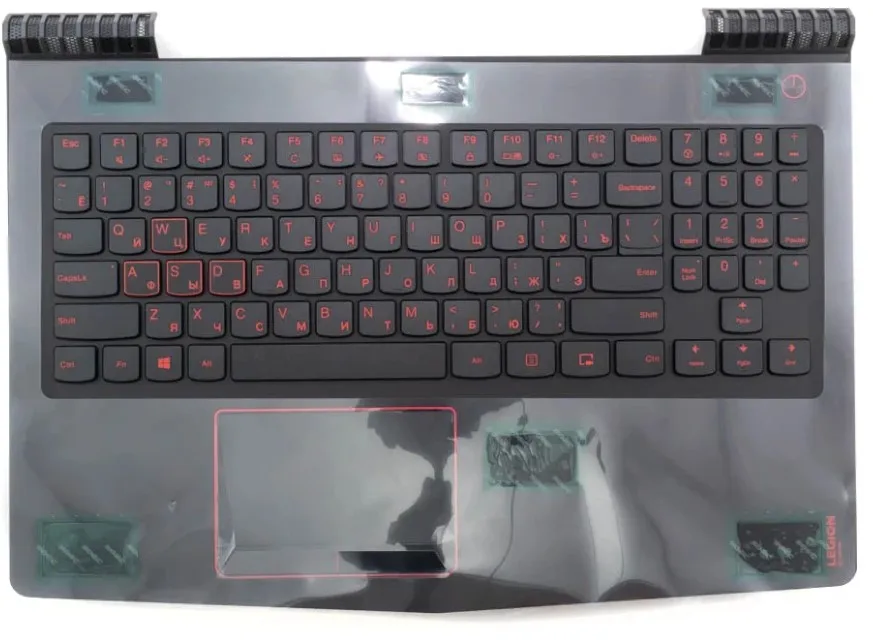 Клавиатура для Lenovo Legion Y520-15IKBN черная c черным топкейсом | Компьютеры и офис