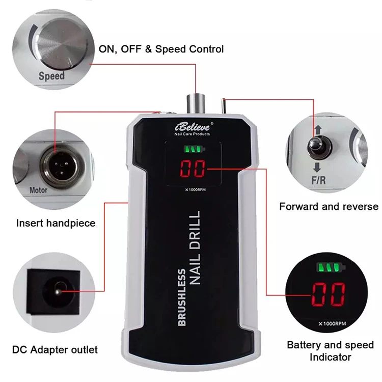 Новая акриловая машинка для профессиональных ногтей