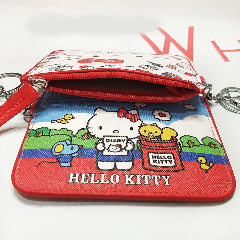 

Sanrio Kawaii Hello Kitty набор карт My Melody Kuromi Студенческая мультяшная портативная карта для автобуса удостоверение личности карта для метро защитный рукав игрушка