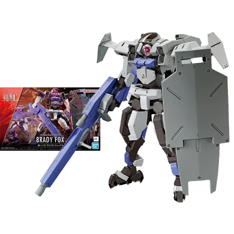 

Bandai Original Gundam Model Kit Anime Figure HG 1/72 BRADY FOX Action Figures Toys Collectible Ornaments Gifts for Children