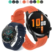 silicone strap for huawei watch gt2samsung galaxy watch 3gear s3amazfit gtr sports smartwatch for huawei watch 46mm 42mm band