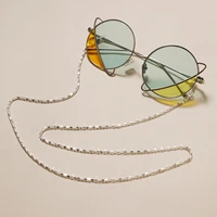 metal glasses chain hollow glasses lanyard anti slip anti drop rope sunglasses cord eyewear strap